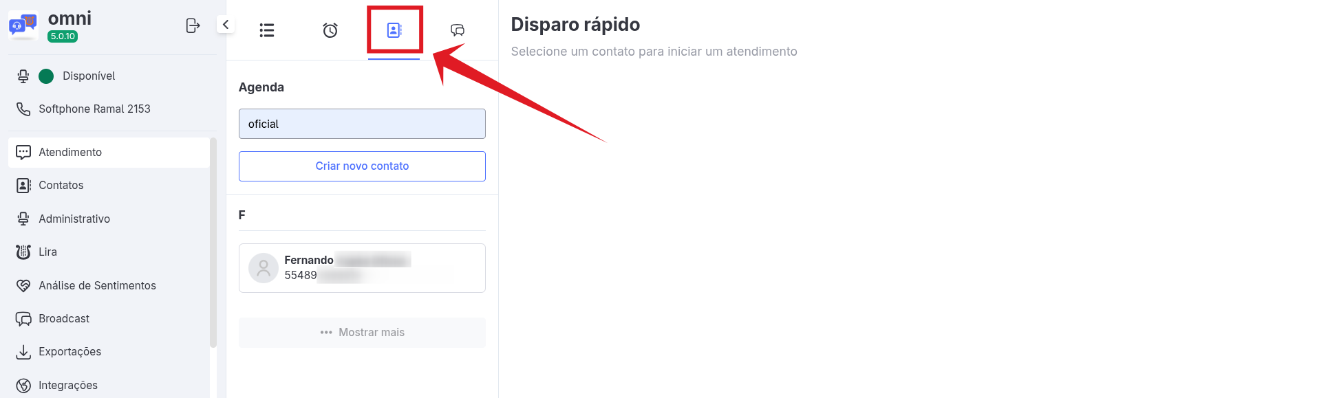:class=sombracaixa Disparo Rápido Lista