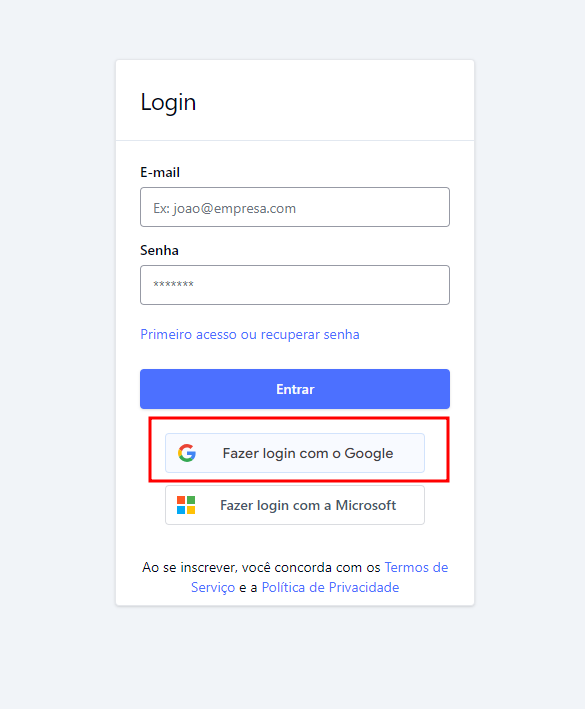 :class=sombracaixa Login com Conta Google