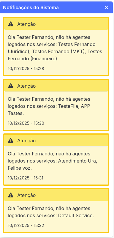 :class=sombracaixa Visualização de Notificações de Fila sem Usuário logado