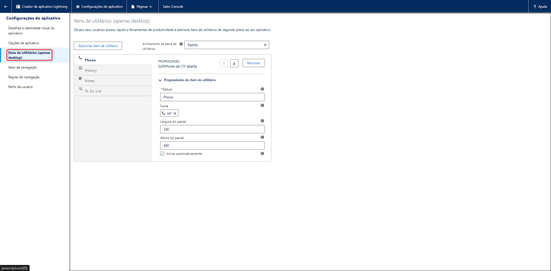:class=sombracaixa Configurar Salesforce parte 10