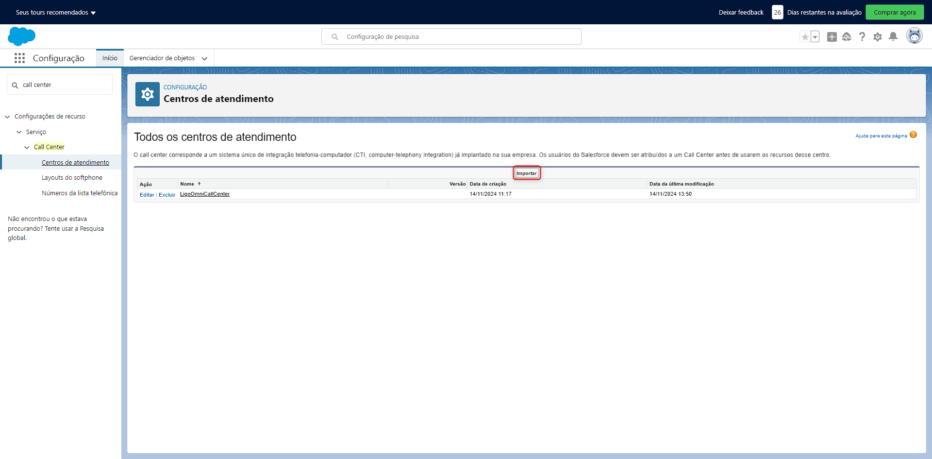 :class=sombracaixa Importar XML parte 3