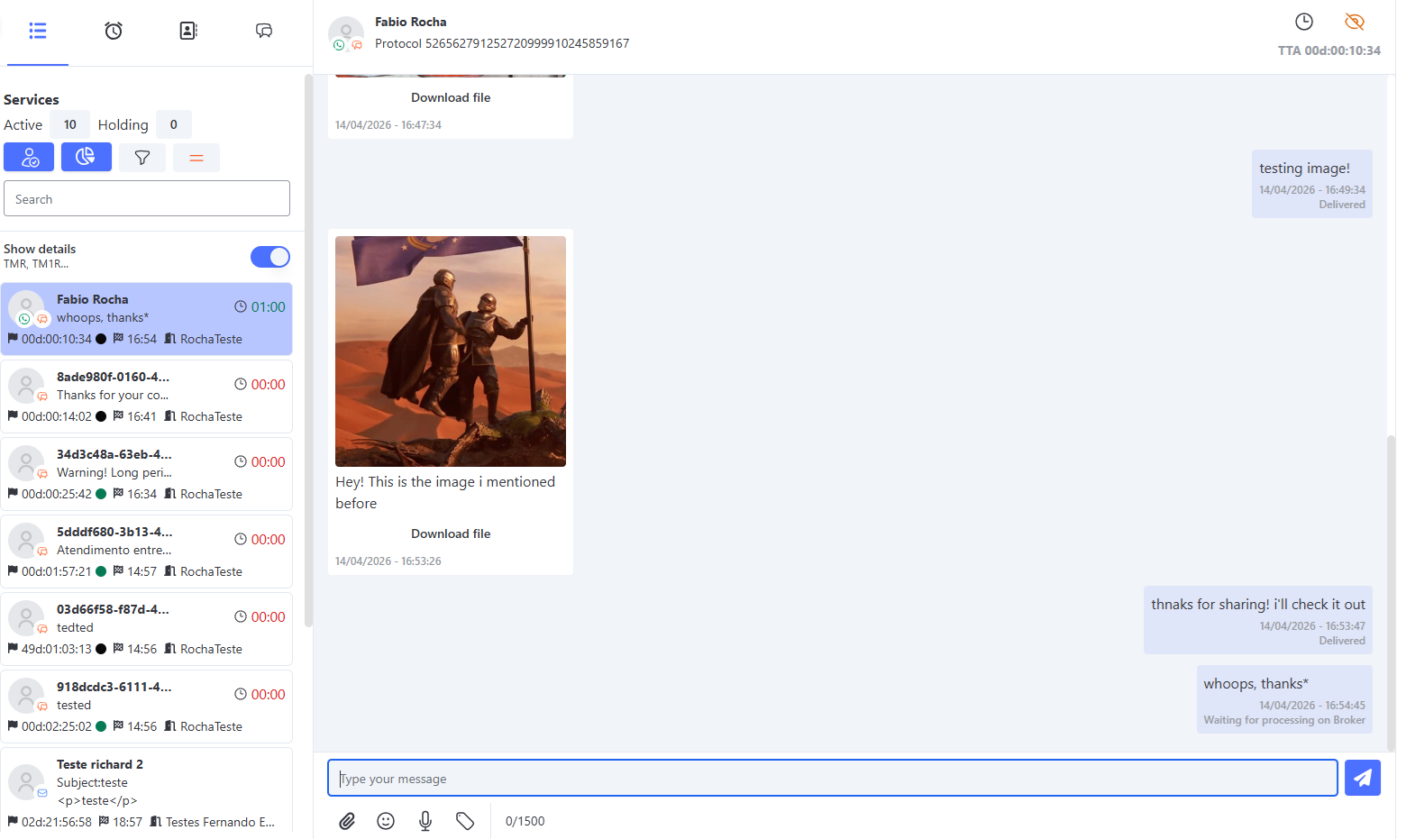 :class=sombracaixa Exemplo de Imagem enviada com comentário