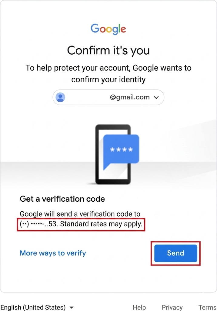 :class=sombracaixa Envio Código de Verificação por Celular