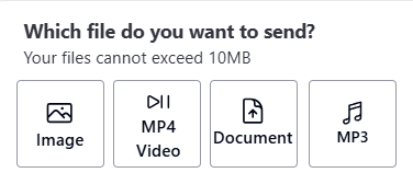 :class=sombracaixa Opções de envio de anexos com o envio de GIFs Bloqueado