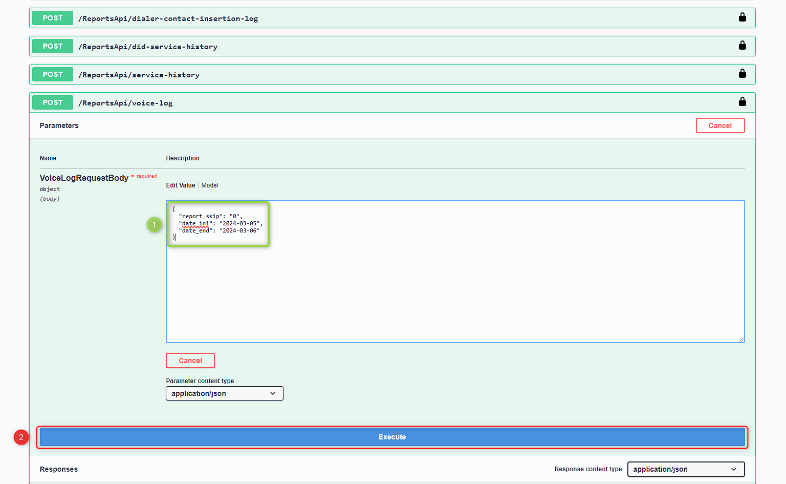 :class=sombracaixa Executar a requisição voice-log