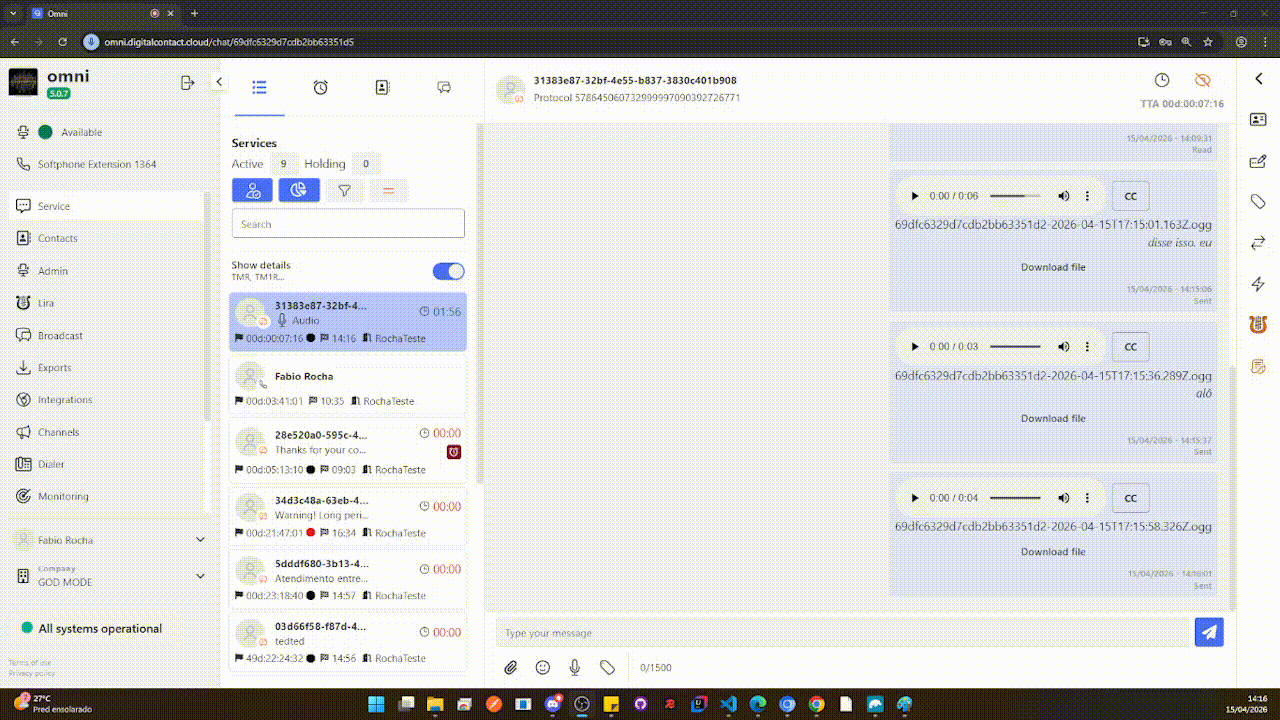 :class=sombracaixa Transcrição de Áudio
