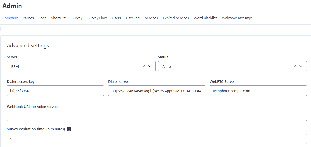 :class=sombracaixa Cadastro Webhook Personalizado